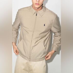 Polo Ralph Lauren Bi-Swing Windbreaker Jacket in Khaki Uniform